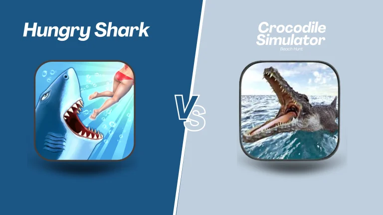 Hungry Shark APK and Crocodile Simulator